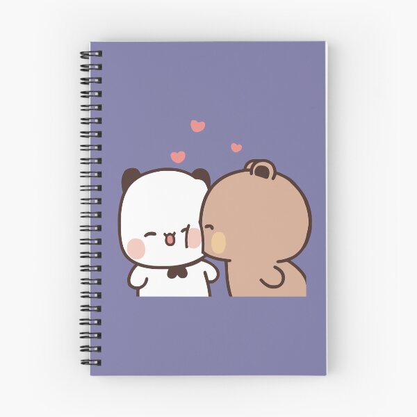 Item preview, Love kiss from DuDu Bear to BuBu Panda❤️ designed and sold by Pandety.