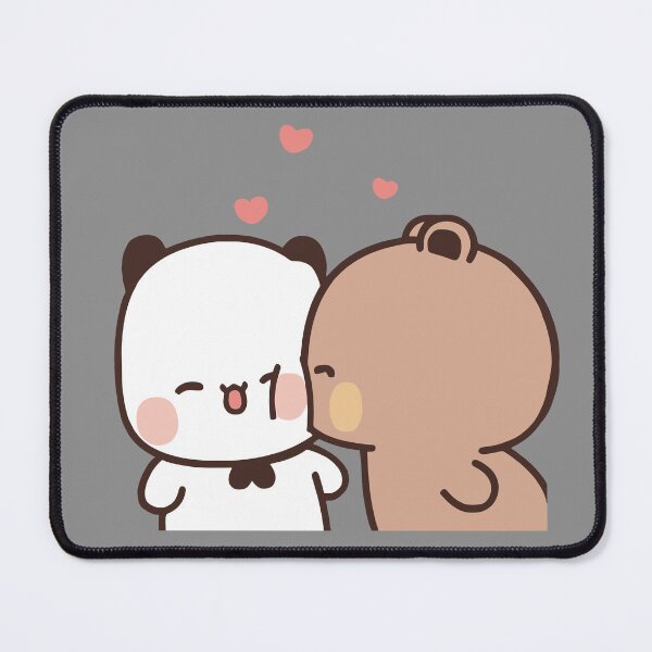 Item preview, Love kiss from DuDu Bear to BuBu Panda❤️ designed and sold by Pandety.