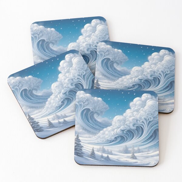 Item preview, Fairy tale winter landscape. Snow winds and blizzards,clouds of snow and swirling patterns on the snowy canvas designed and sold by Andrey-Myagkov.