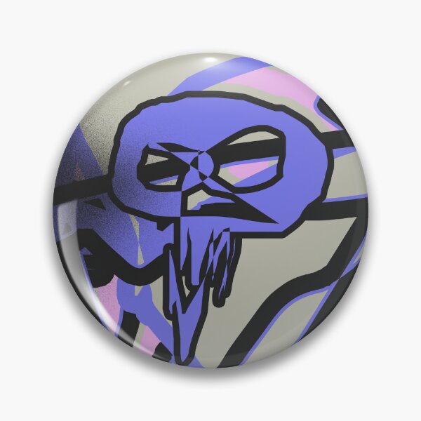 Item preview, Skulls, Blur Targets (Pink Violet) designed and sold by skullbal.