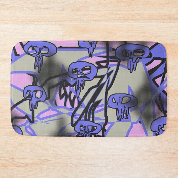 Item preview, Skulls, Blur Targets (Pink Violet) designed and sold by skullbal.