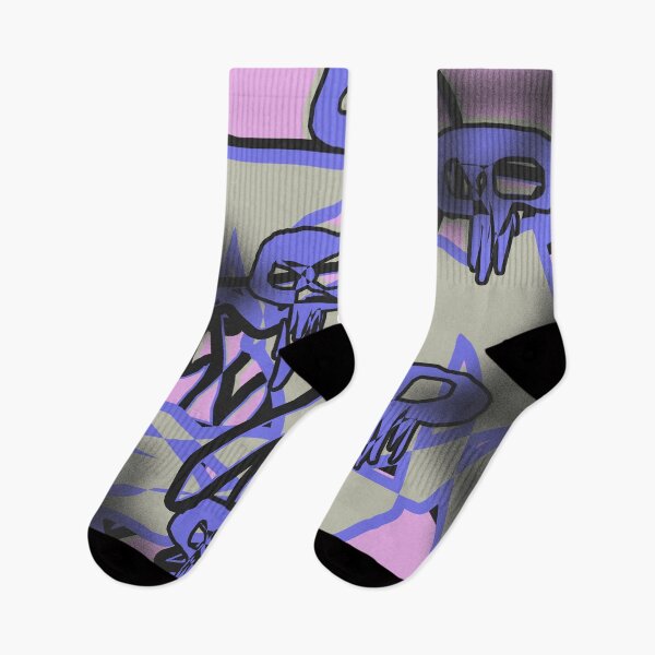 Item preview, Skulls, Blur Targets (Pink Violet) designed and sold by skullbal.