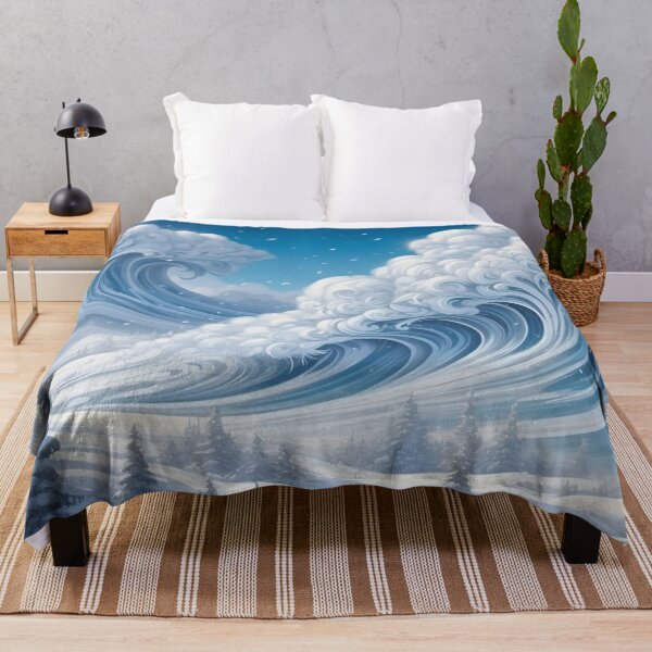 Item preview, Fairy tale winter landscape. Snow winds and blizzards,clouds of snow and swirling patterns on the snowy canvas designed and sold by Andrey-Myagkov.