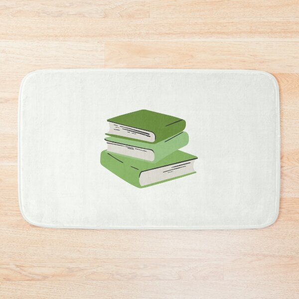 Item preview, green book stack designed and sold by lollydesigned.