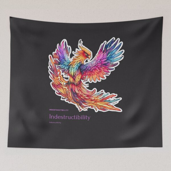Item preview, Indestructible phoenix designed and sold by MALGOZATAta.