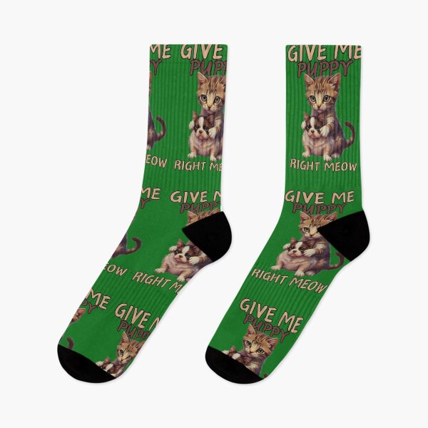Item preview, Give me puppy right meow designed and sold by GenZ-Fashion.