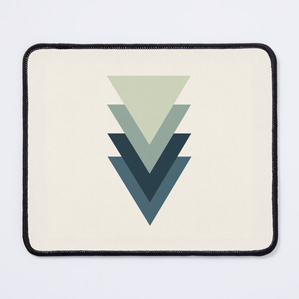 Item preview, Four Shades Green Triangles designed and sold by alessiazoe.