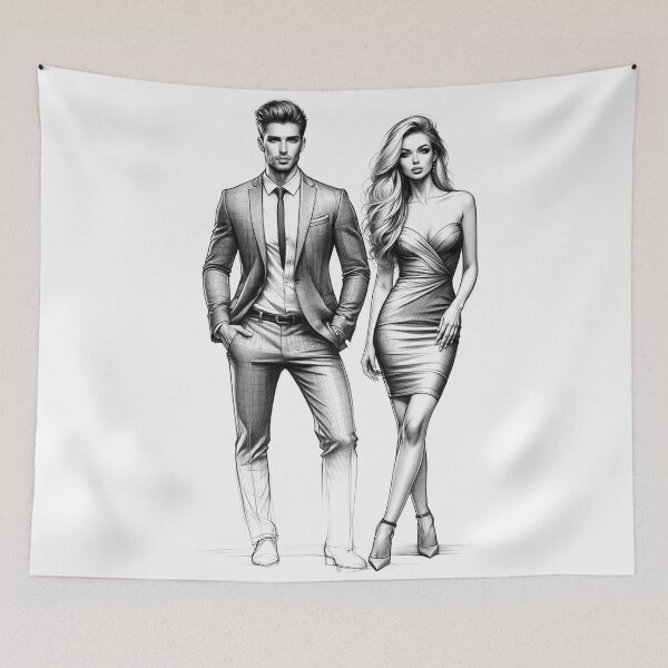 Item preview, Elegant Affair: Chic Fashion and Sophisticated Style | Kisses, Hugs, and Love | Not Only for Valentines Day | Romantic | No Letters designed and sold by irek07.
