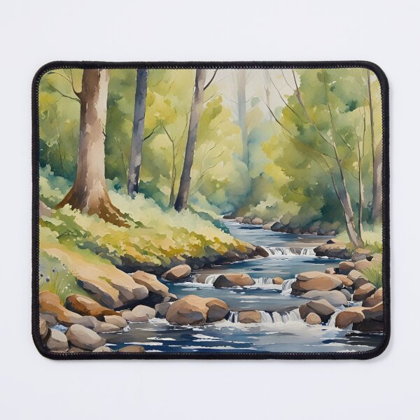 Item preview, Woodland Stream and Wildflowers - Countryside Scenes designed and sold by Country-Artist.