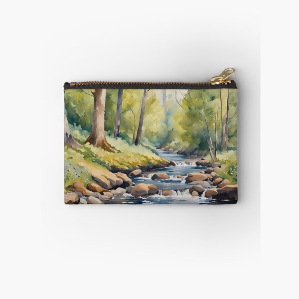 Item preview, Woodland Stream and Wildflowers - Countryside Scenes designed and sold by Country-Artist.