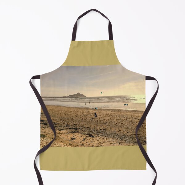 Item preview, Kite Surfers at Marazion beach overlooking St Michaels Mount designed and sold by Happyoninside.
