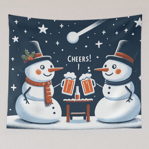 Item preview, Snowman Drinking Beer designed and sold by CTArtder.