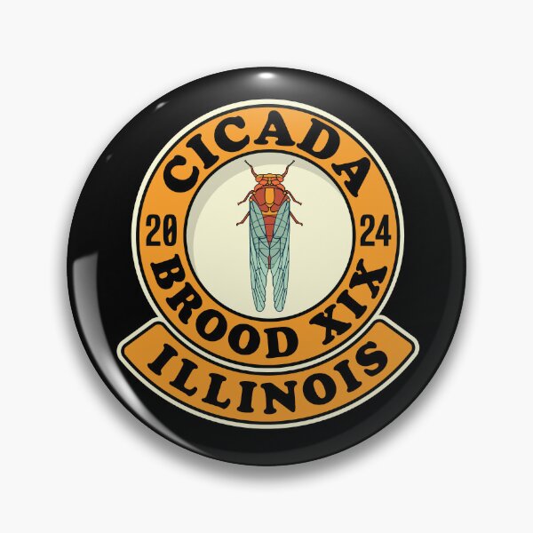 Item preview, Cicada Brood XIX Illinois 2024 Cicada Hatch designed and sold by Huhnerdieb Apparel.