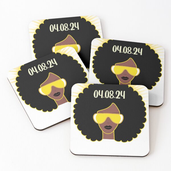 Item preview, Afro Total Solar Eclipse 2024 Design designed and sold by Orrluxbiz.