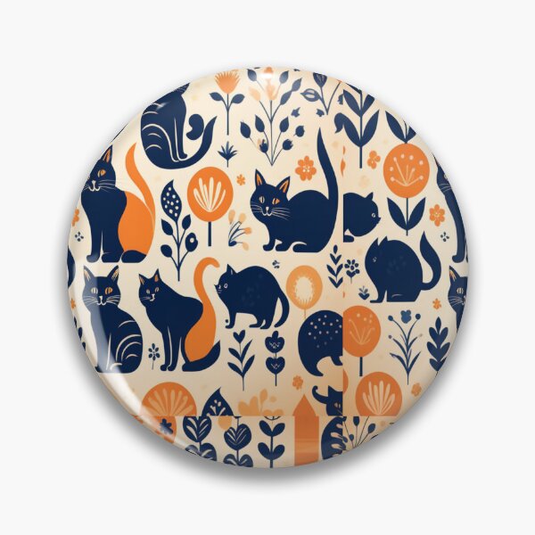 Item preview, Boho - Abstract Cat Pattern designed and sold by PatternInArt.