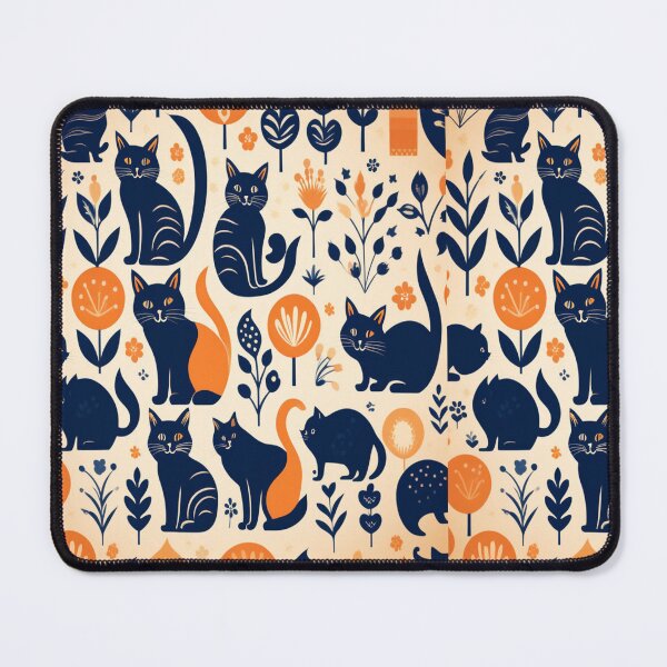 Item preview, Boho - Abstract Cat Pattern designed and sold by PatternInArt.