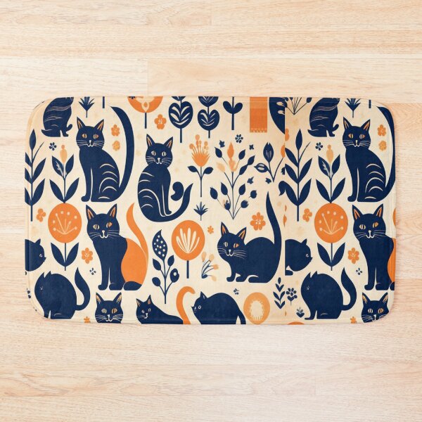 Item preview, Boho - Abstract Cat Pattern designed and sold by PatternInArt.