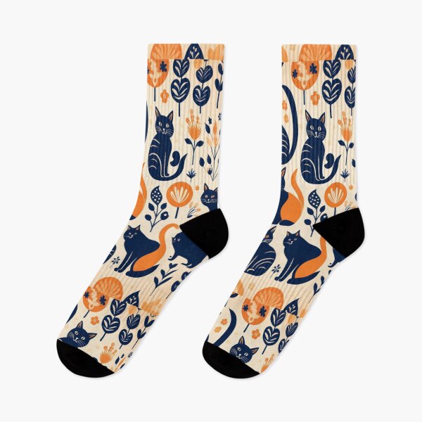 Item preview, Boho - Abstract Cat Pattern designed and sold by PatternInArt.