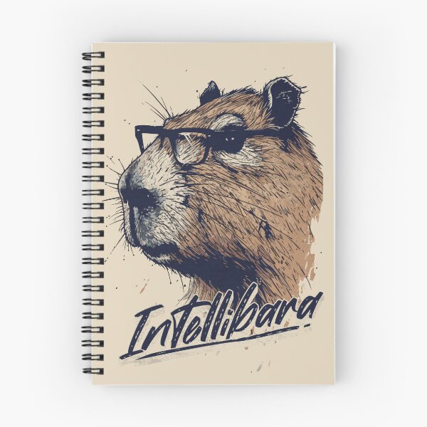 Item preview, The Wise Whiskers - Scholarly Capybara Art designed and sold by Sir Meow Meow.