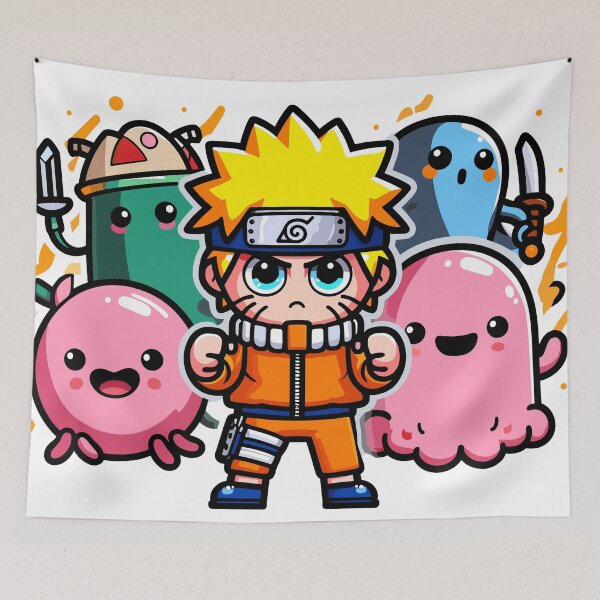 Item preview, Chibi Anime Adventure Sticker - Cute Fantasy Characters with Swords designed and sold by diegomenjivar92.
