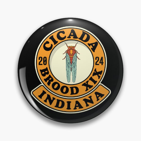 Item preview, Cicada Brood XIX Indiana 2024 Cicada Hatch designed and sold by Huhnerdieb Apparel.
