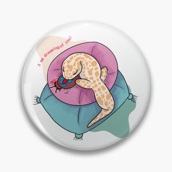 Item preview, Sleeping beauty gecko: I am dreaming of you  (@O&J Agri-hub) designed and sold by Elha-Art-Co.
