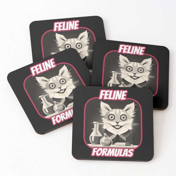 Item preview, Funny cute chemist cat. Feline formula. Science chemistry humor. designed and sold by Unitepeople.