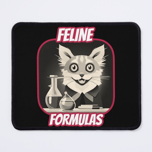 Item preview, Funny cute chemist cat. Feline formula. Science chemistry humor. designed and sold by Unitepeople.