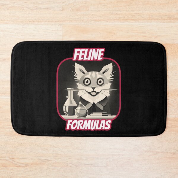 Item preview, Funny cute chemist cat. Feline formula. Science chemistry humor. designed and sold by Unitepeople.