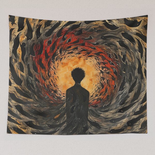 Item preview, Soul-shaking Despair: Unleashing the Dark Fantasy of Devilman CryBaby designed and sold by InsaneLEDP1994.
