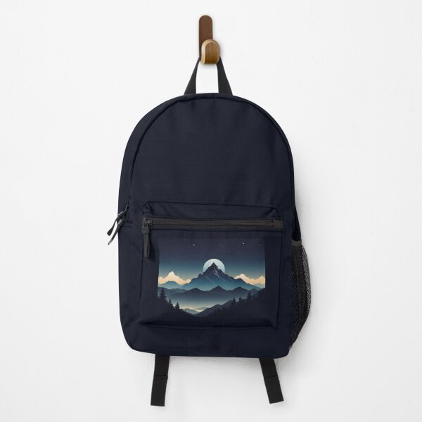 Item preview, Mountains at night designed and sold by ArtCraftLab.