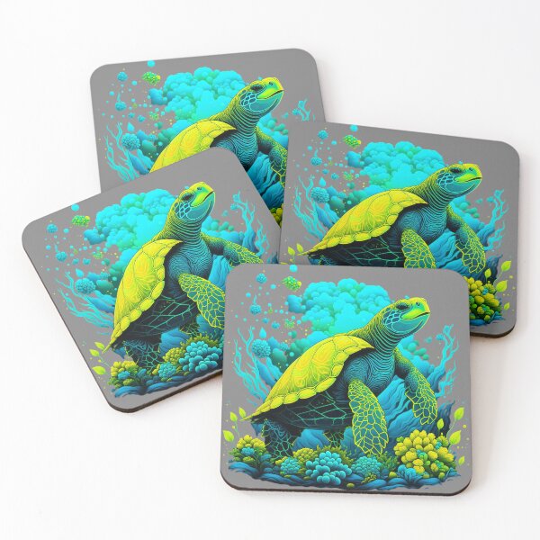 Item preview, Peaceful Sea Turtle Floating in Harmony designed and sold by AnalajiaDesigns.