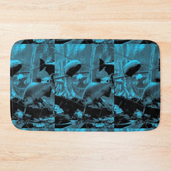 Item preview, fish halftone graphic print designed and sold by printsbyh.