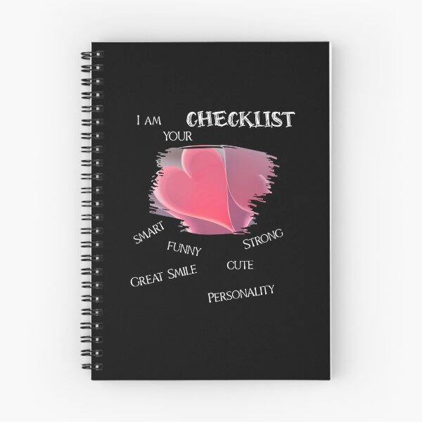 Item preview, I Am Your Heart's Checklist designed and sold by 5PointsDigital.