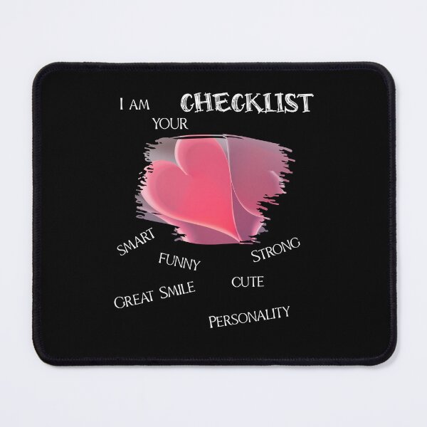Item preview, I Am Your Heart's Checklist designed and sold by 5PointsDigital.