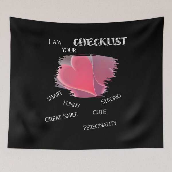 Item preview, I Am Your Heart's Checklist designed and sold by 5PointsDigital.