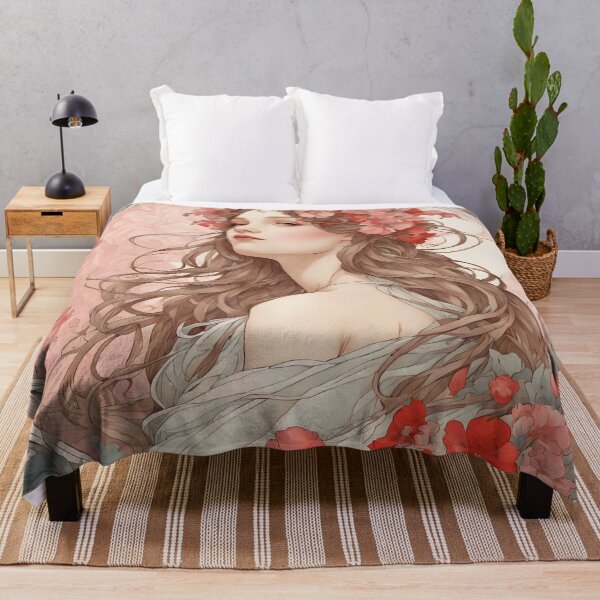 Item preview, Elegarta Design - Art nouveau - Mucha Inspired Art - Romantic Love 4 designed and sold by Mucha-style-art.