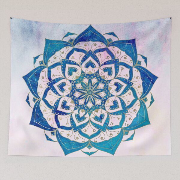 Item preview, PISCIS CONSTELLATION MANDALA designed and sold by nikamartinez.