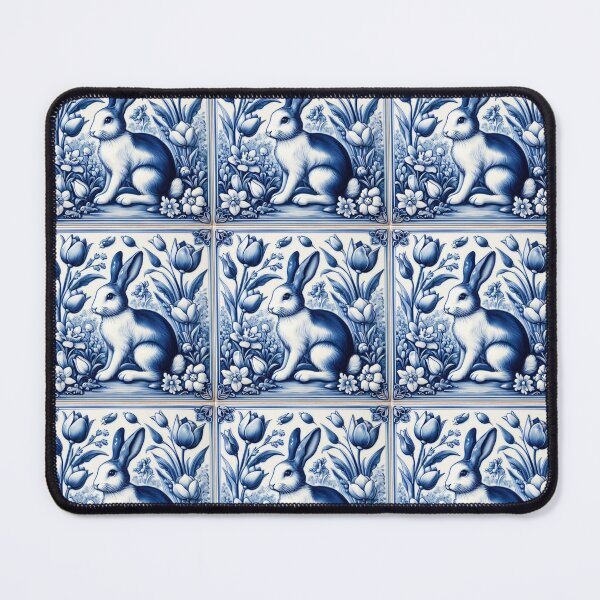 Item preview, Vintage Dutch Tile: Rabbit No.1 designed and sold by ArtNook777.