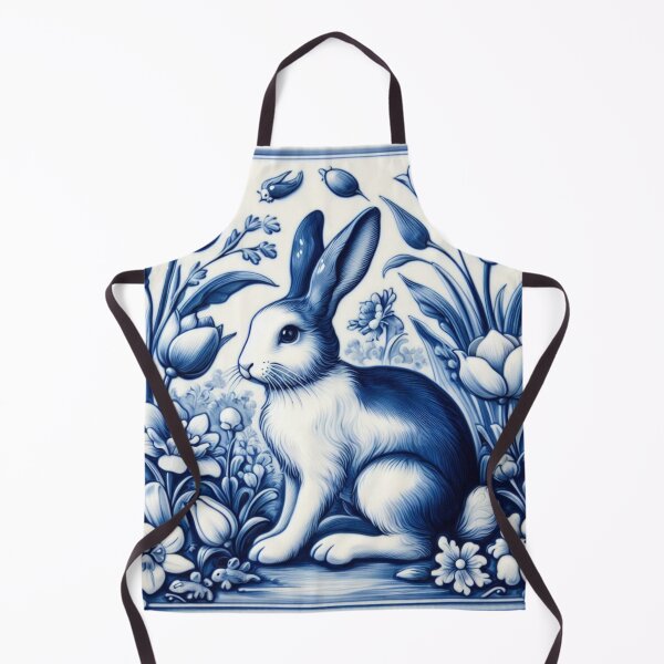 Item preview, Vintage Dutch Tile: Rabbit No.1 designed and sold by ArtNook777.