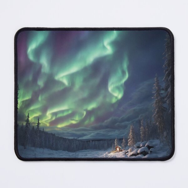 Item preview, Imaginary View of Northern Lights designed and sold by LunarNebula.