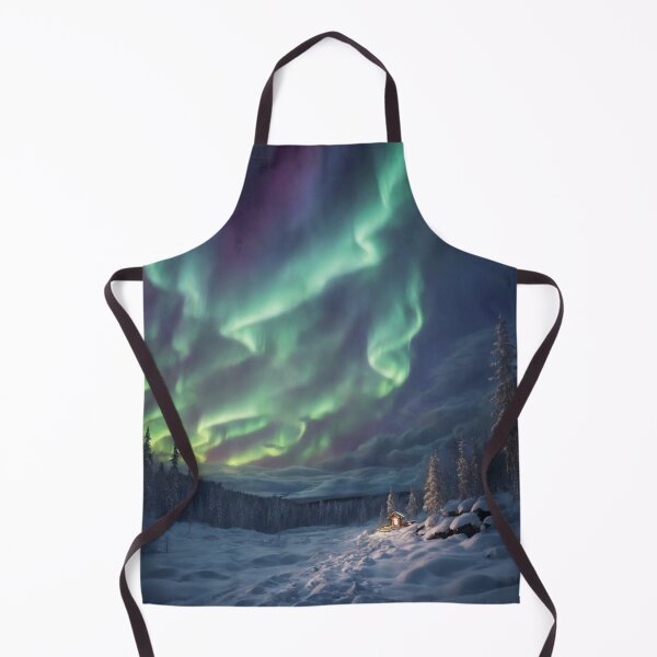 Item preview, Imaginary View of Northern Lights designed and sold by LunarNebula.