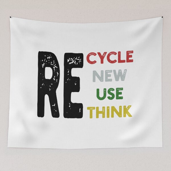 Item preview, Recycle Renew Reuse Rethink designed and sold by Angry Swan Designs.