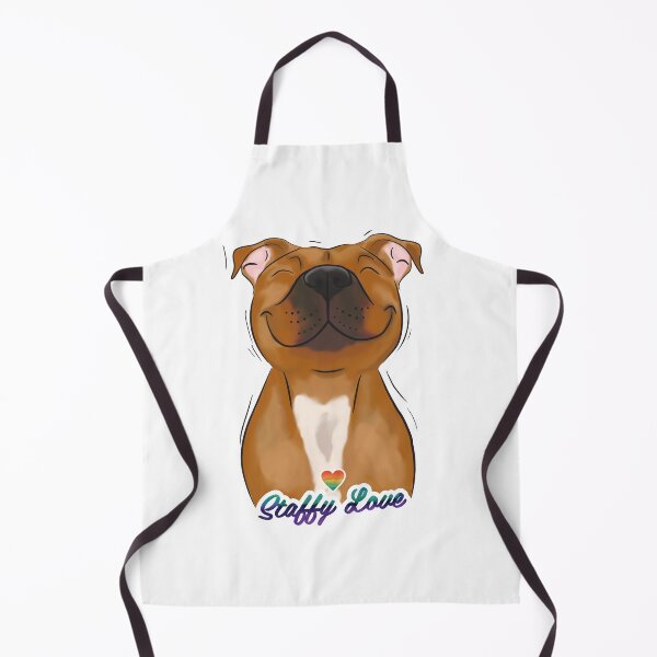 Item preview, Smiling Red Staffy (stafford) Staffy Love designed and sold by jolographics.