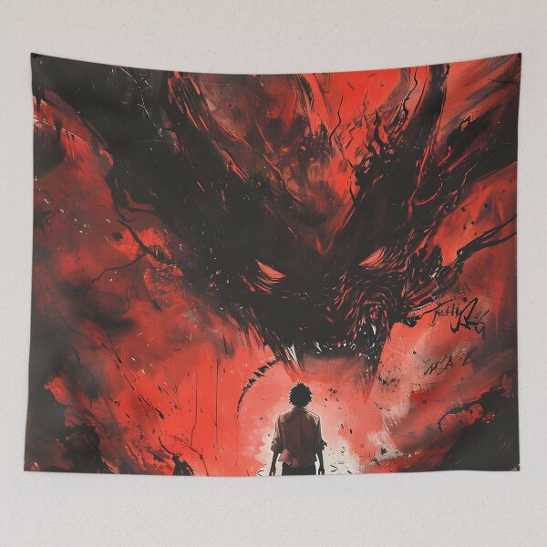 Item preview, Soul-shaking Despair: Unleashing the Dark Fantasy of Devilman CryBaby designed and sold by InsaneLEDP1994.