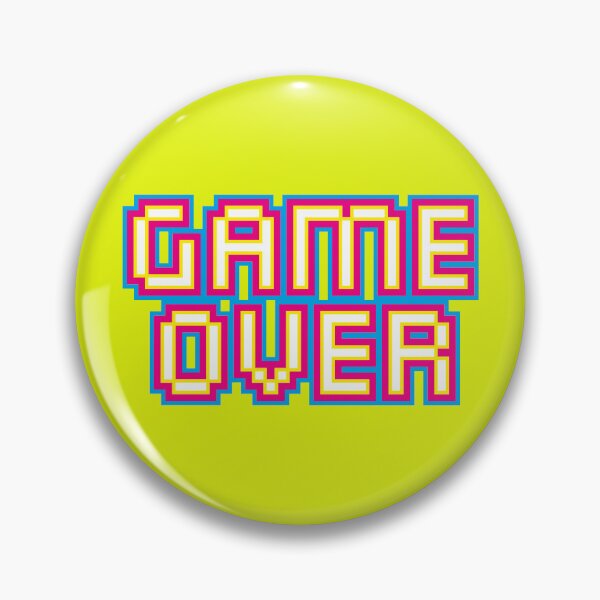 Item preview, GAME OVER - Tipografía pop designed and sold by octoartopus.