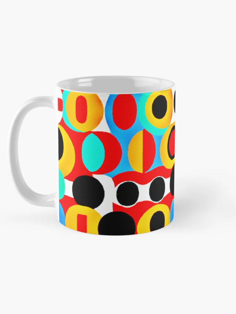 Thumbnail 5 of 6, Coffee Mug, Beautiful Design Colorful Pattern designed and sold by Health And Fitness Posts e-Store.