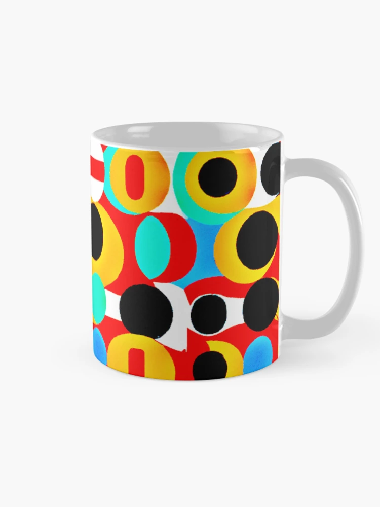 Thumbnail 3 of 6, Coffee Mug, Beautiful Design Colorful Pattern designed and sold by Health And Fitness Posts e-Store.