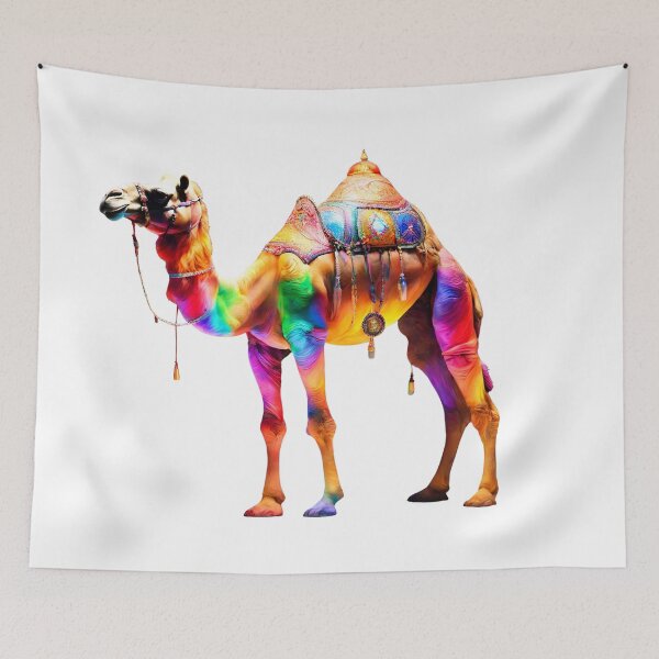 Item preview, Colorful Camel Art designed and sold by GloriousArtSKD.
