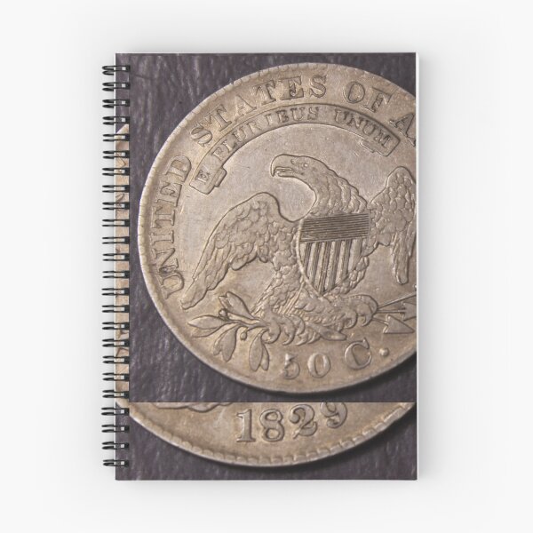 Item preview, 1829  Capped Bust Half Dollar Choice VF Obverse overlapping Reverse designed and sold by coinsxcrochet.